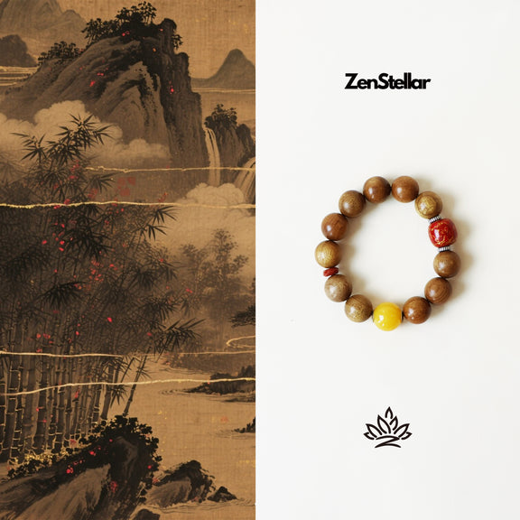 GOLDEN NANMU RED LACQUER BRACELET-6
