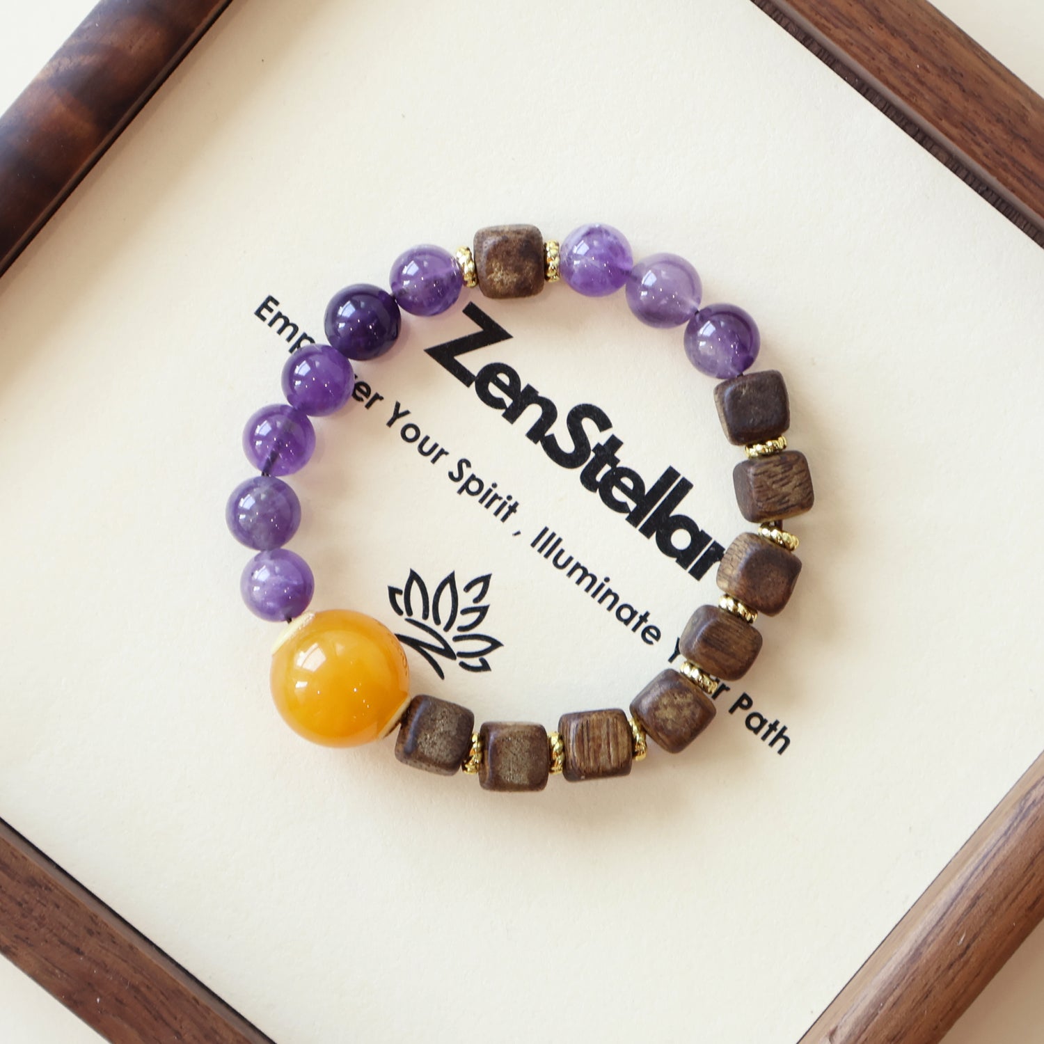 QINAN AGARWOOD AMETHYST BRACELET-1