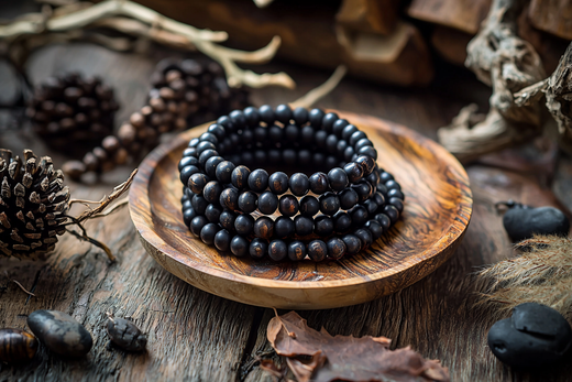 Ebony Wood Bead Bracelets: A Symbol of Strength and Serenity