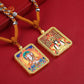 PATRON SAINT DRAGON FIVE LORDS TWELVE ZODIAC DOUBLE-SIDED THANGKA