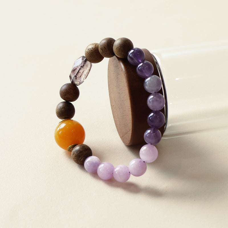 AGARWOOD AMETHYST BRACELET-5