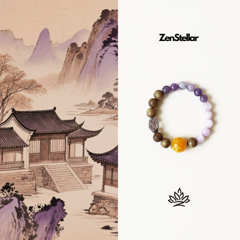 AGARWOOD AMETHYST BRACELET-6