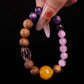 AGARWOOD AMETHYST SECOND GENERATION BEESWAX BRACELET-5