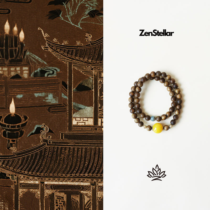 AGARWOOD CALCITE BRACELET-6