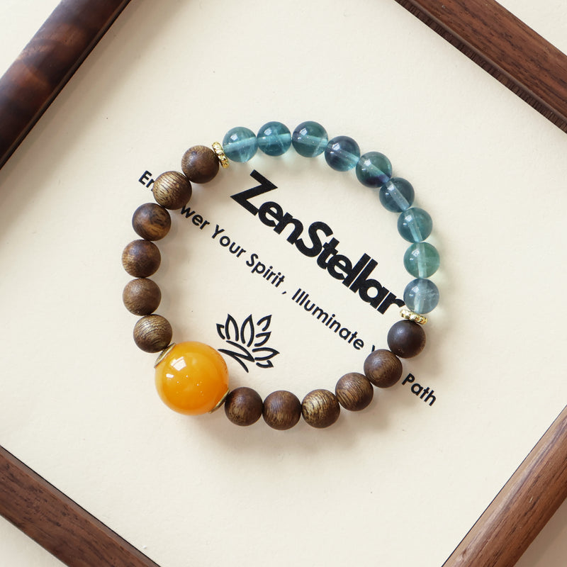 AGARWOOD FLUORITE BRACELET-1