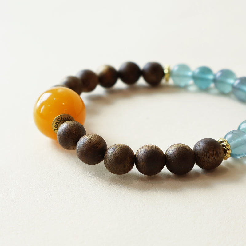 AGARWOOD FLUORITE BRACELET-4