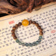 AGARWOOD FLUORITE SECOND GENERATION BEESWAX BRACELET-1