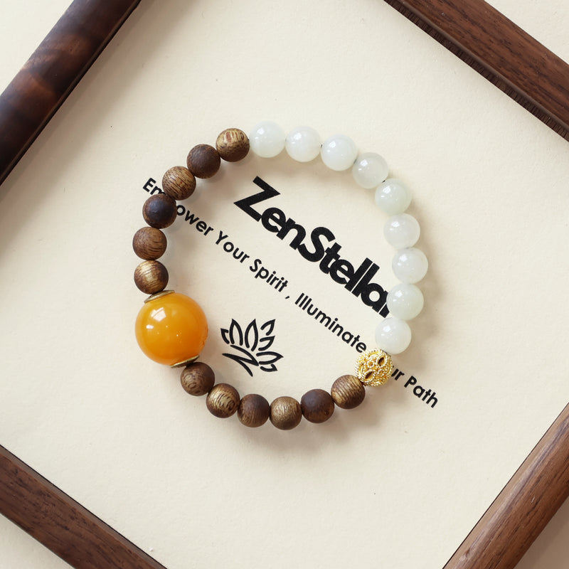 AGARWOOD HETIAN JADE BRACELET-1