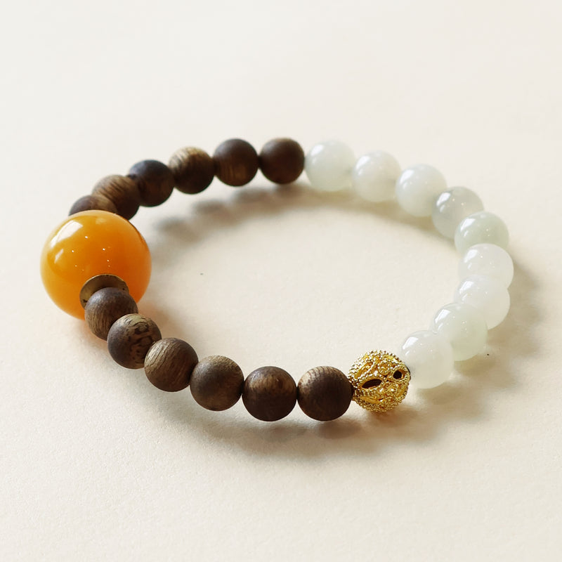 AGARWOOD HETIAN JADE BRACELET-3