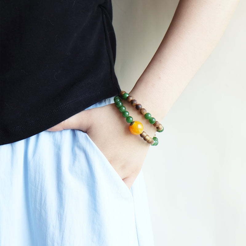 AGARWOOD JASPER BRACELET-2