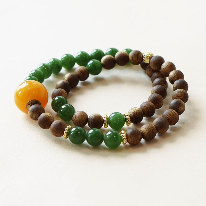 AGARWOOD JASPER BRACELET-3