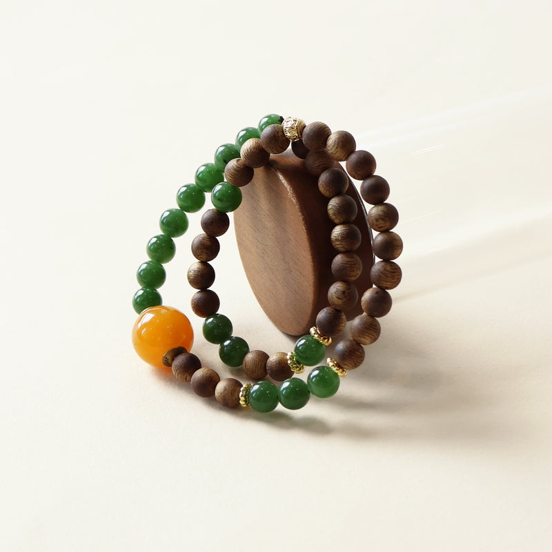 AGARWOOD JASPER BRACELET-5