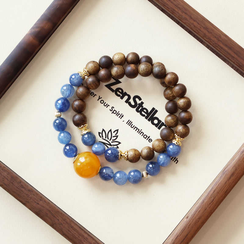 AGARWOOD KYANITE BRACELET-1