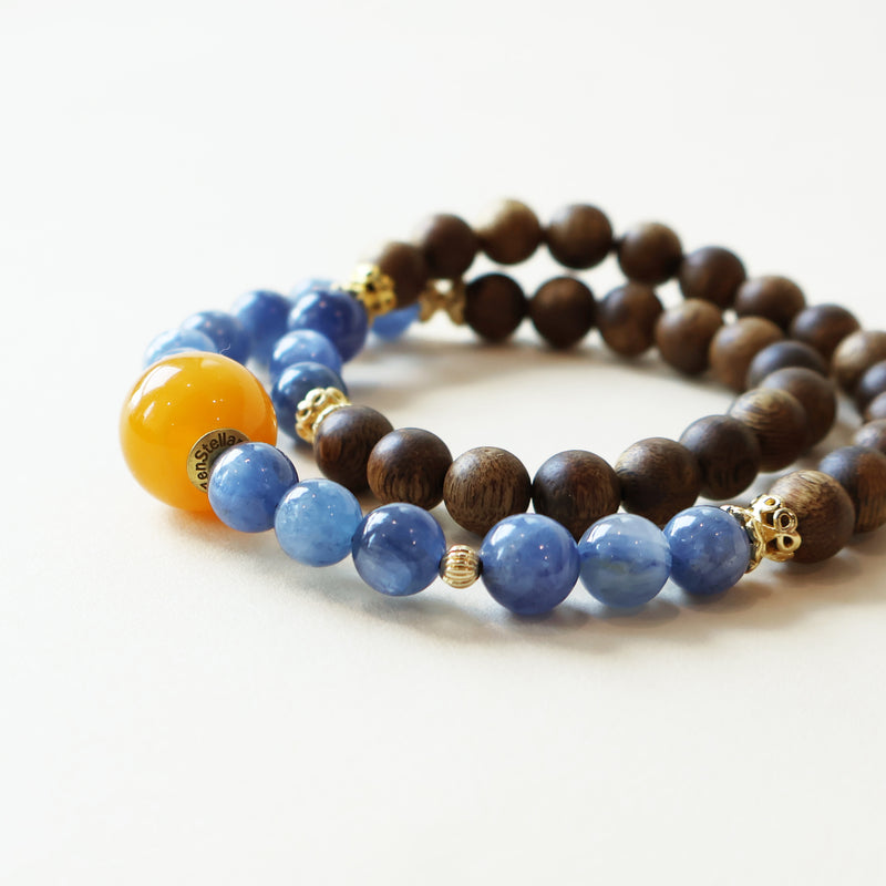 AGARWOOD KYANITE BRACELET-4