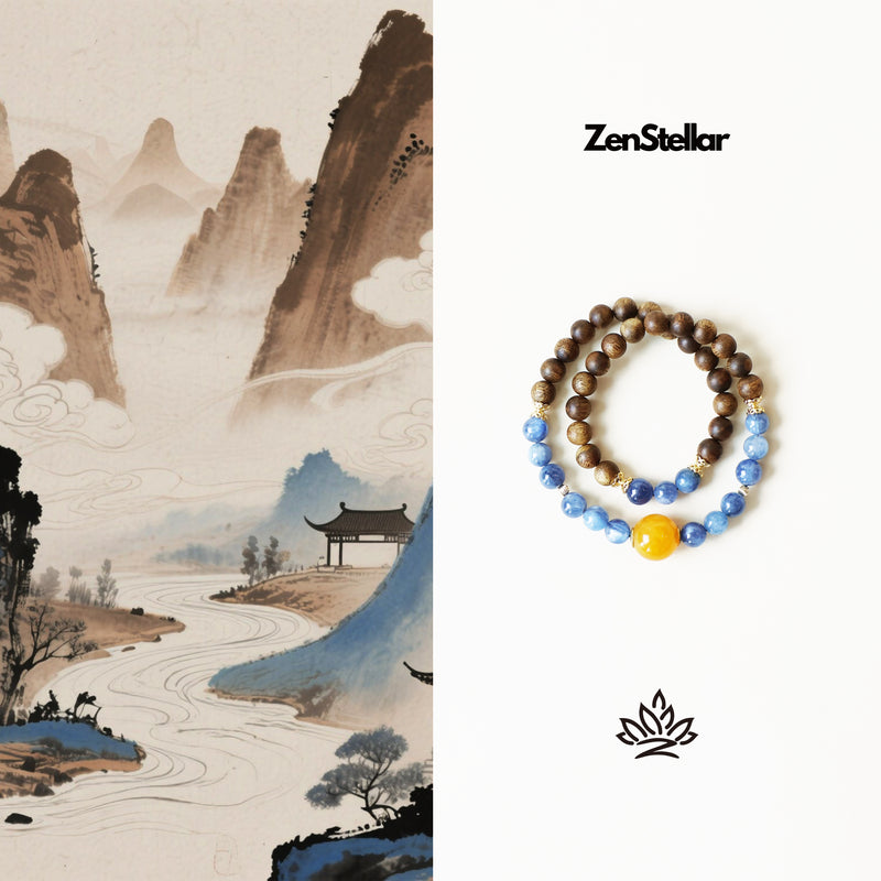 AGARWOOD KYANITE BRACELET-6