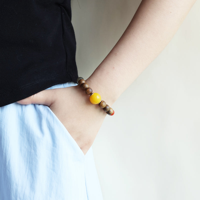 AGARWOOD MULTISTONE BRACELET-2