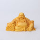 BOXWOOD MAITREYA SUPPORTING YUANBAO STATUE-1