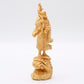 BOXWOOD WHISK BODHIDHARMA STATUE-3