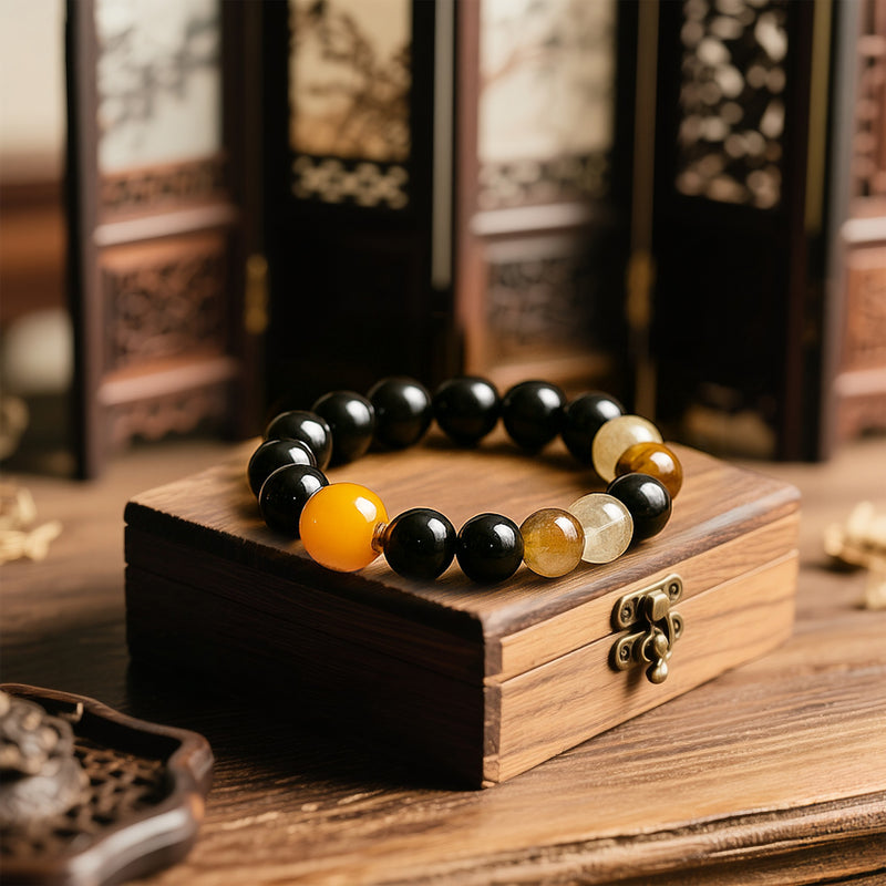 FIVE ELEMENTS MULTI-TREASURE CRYSTAL BRACELET-4