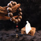GLOOMY GOLDEN NANMU CINNABAR BRACELET-4