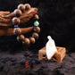 GLOOMY GOLDEN NANMU LAPIS LAZULI TURQUOISE BRACELET-4