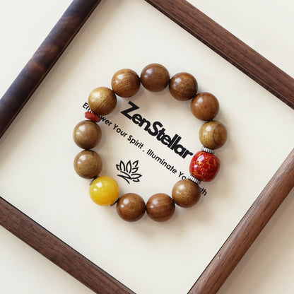 GOLDEN NANMU RED LACQUER BRACELET-1