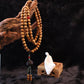 GOLDEN PHOEBE RED AGATE ROSARY-4