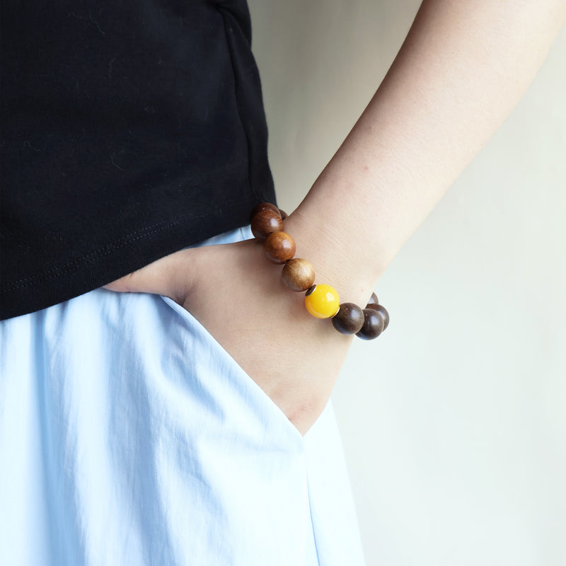 PHOEBE NANMU SUNKEN WOOD BRACELET-2