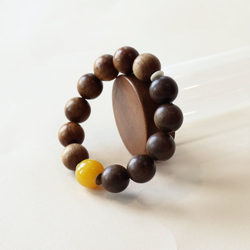 PHOEBE NANMU SUNKEN WOOD BRACELET-5
