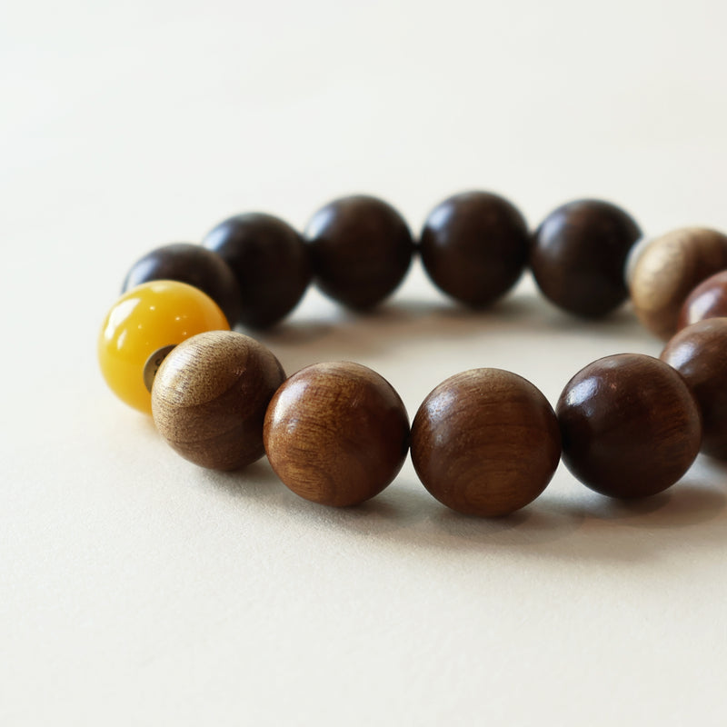 PHOEBE NANMU SUNKEN WOOD BRACELET-5