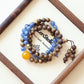 QINAN AGARWOOD KYANITE THREE-CIRCLE BRACELET-1