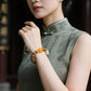 QINAN AGARWOOD MOONSTONE RED AGATE BRACELET-3