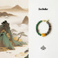 QINAN SQUARE AGARWOOD JASPER BRACELET-8