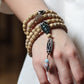 STAR MOON BODHI AGATE BRACELET-2