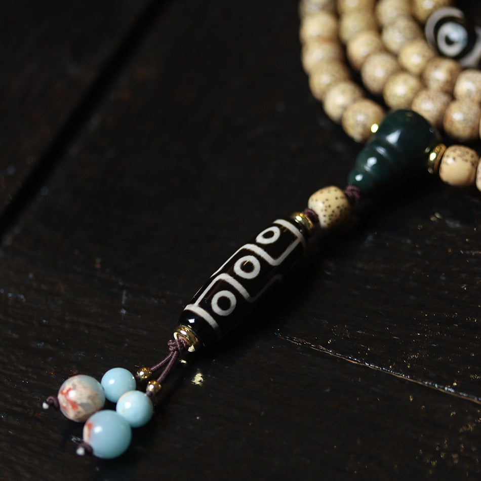 STAR MOON BODHI AGATE BRACELET-4