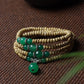 STAR MOON BODHI GREEN AGATE BRACELET-1
