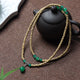 STAR MOON BODHI GREEN AGATE BRACELET-2