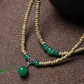 STAR MOON BODHI GREEN AGATE BRACELET-3