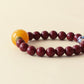 VERMILION LUCK BRACELET–CINNABAR ORANGE MOONSTONE-3